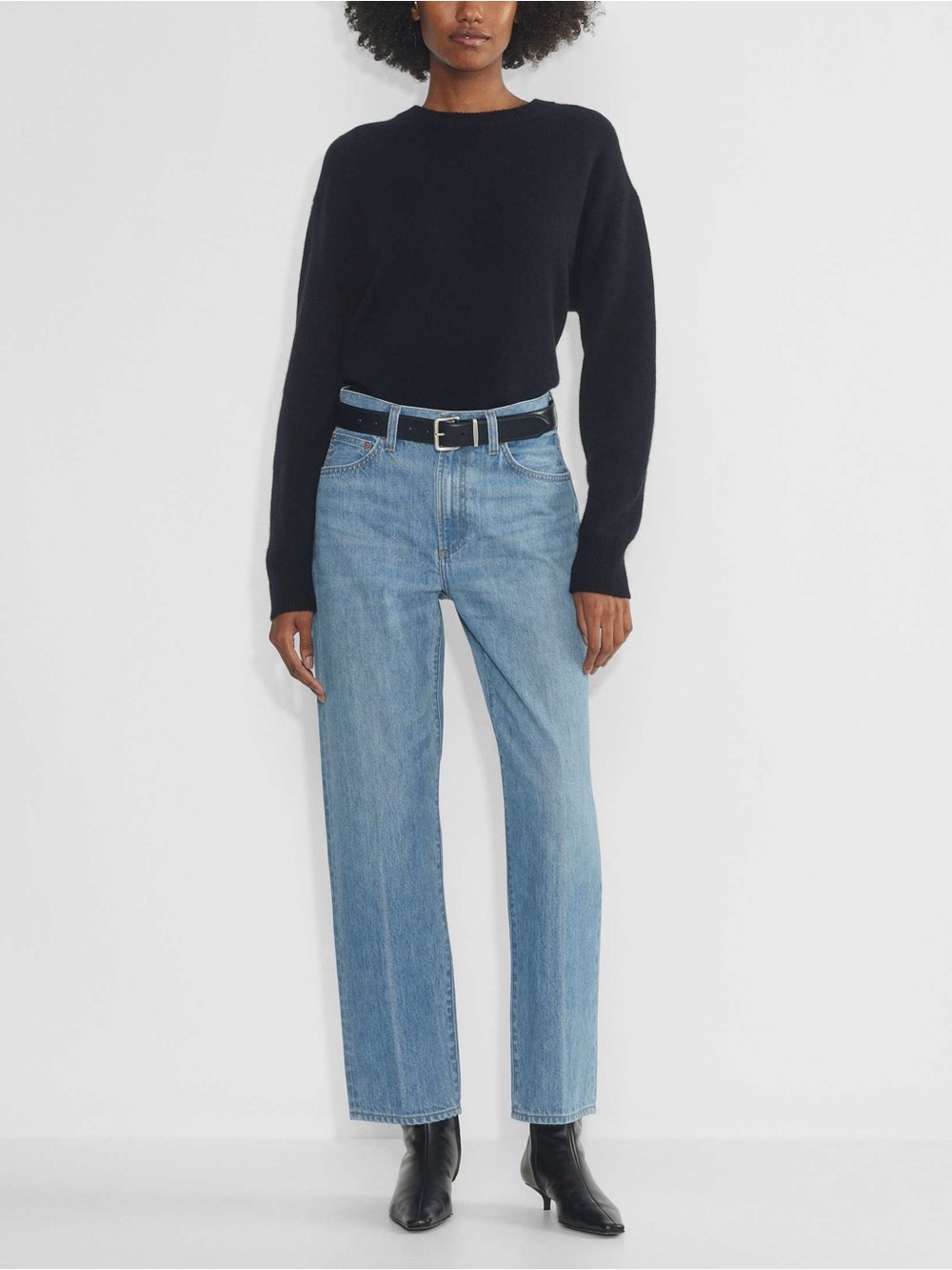 Denim Forum 90s Marlo Hi-Rise Baggy Jeans